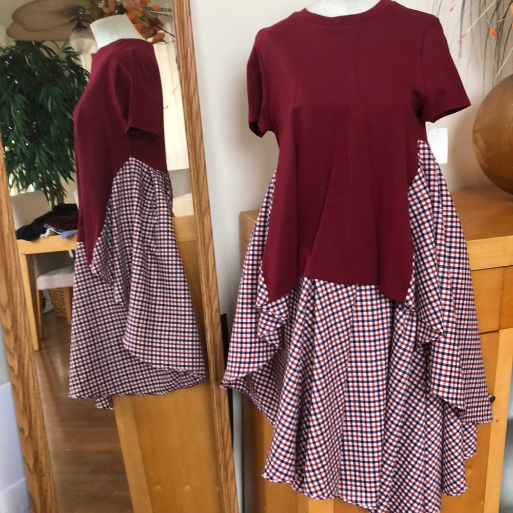 High and low Blouse